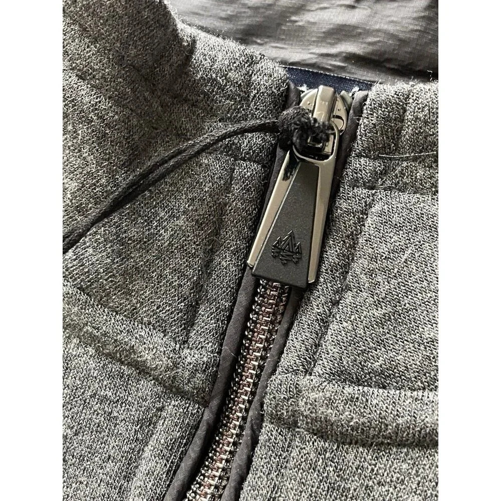 NWT Men’s RAINFOREST Gray Quarter Zip Sweatshirt Fleece Size XL - Picture 6 of 8